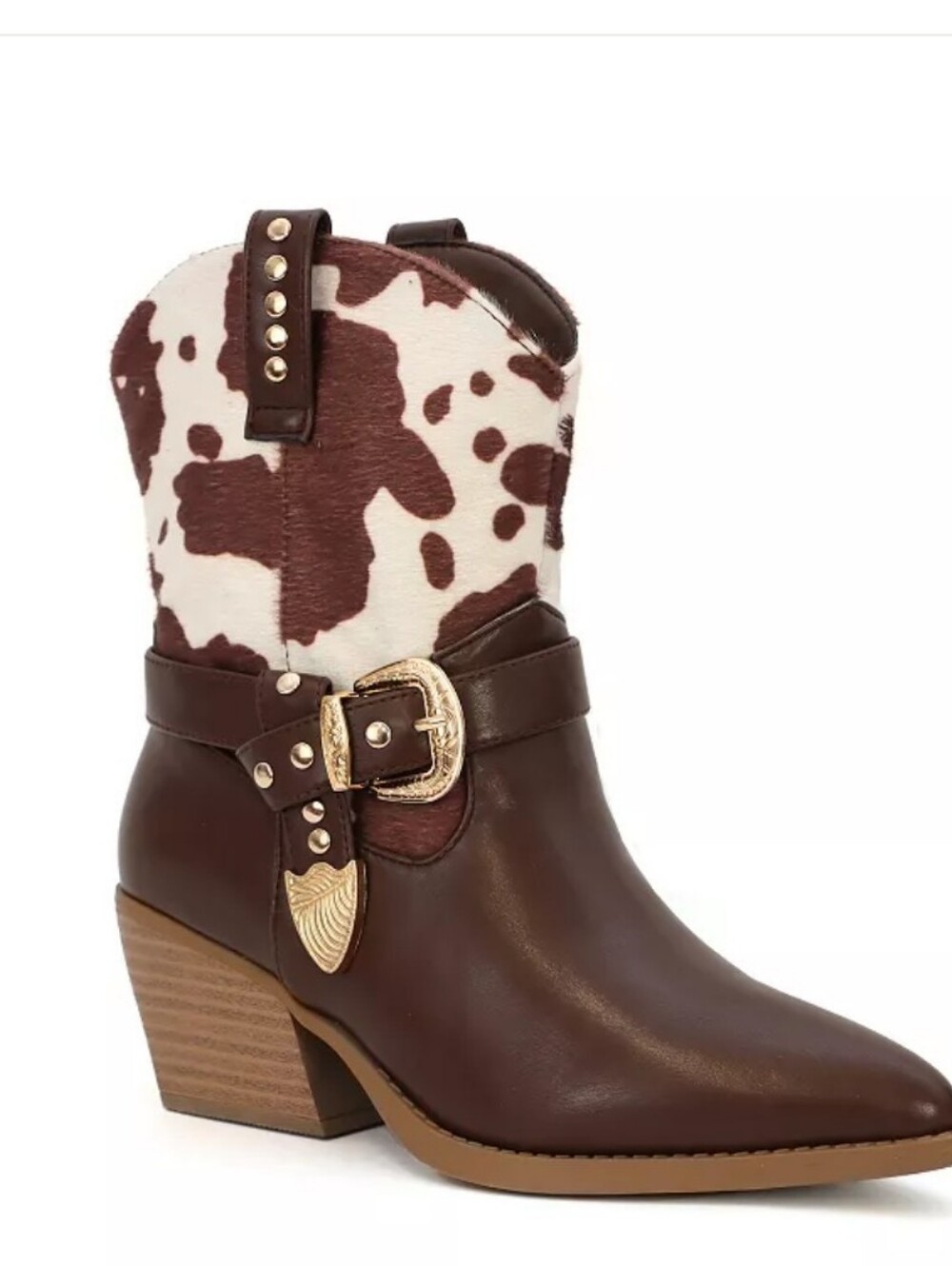 Yoki Gayle-67 Women's Pointed Toe Western Bootie.